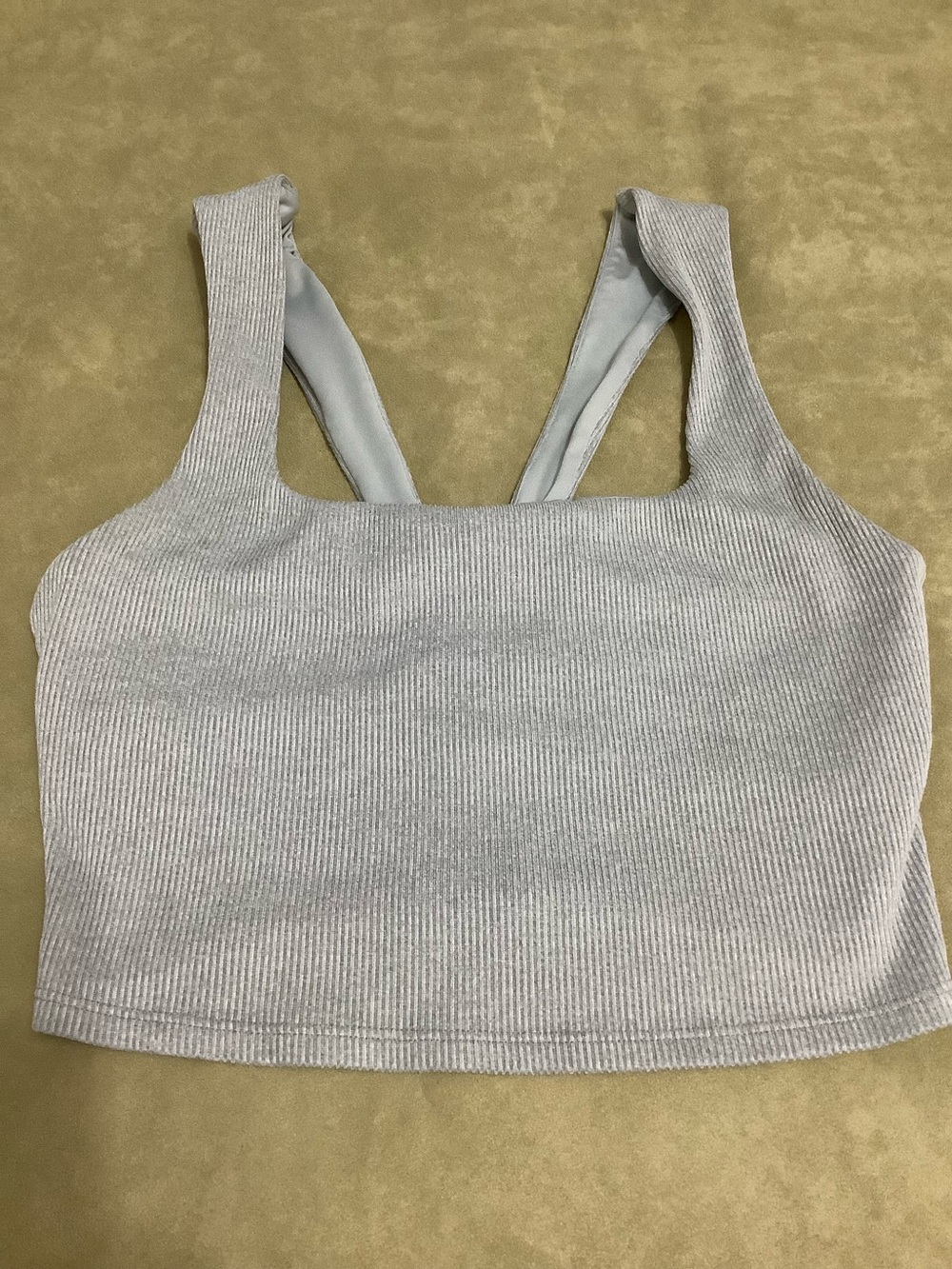 ALO Yoga AloSoft Ribbed Chic Bra Tank XS (W833) - Picture 3 of 8